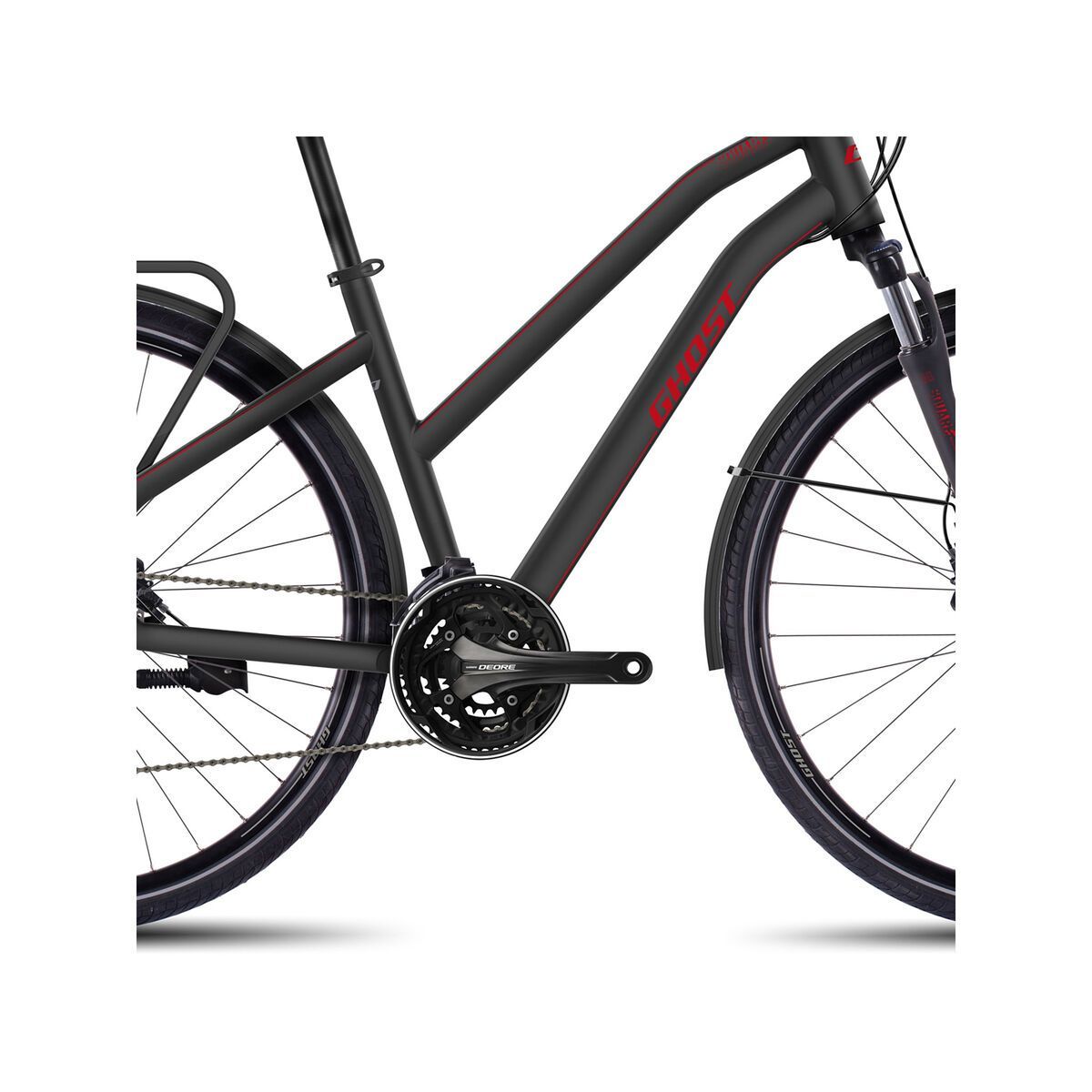 Ghost Square Trekking 6 Miss, black/red - Bild 3