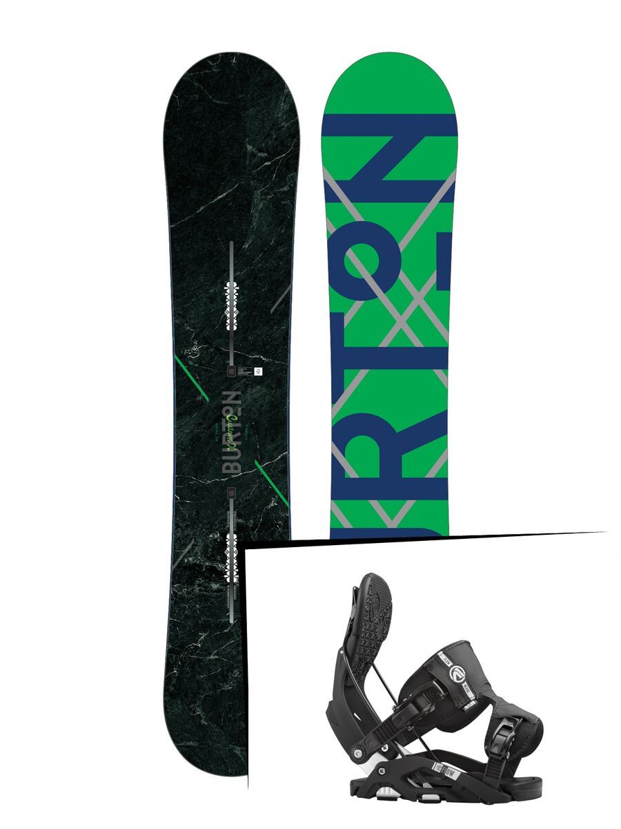 Set: Burton Custom X Flying V 2017 + Flow Nexus (1513157S) - Bild 1