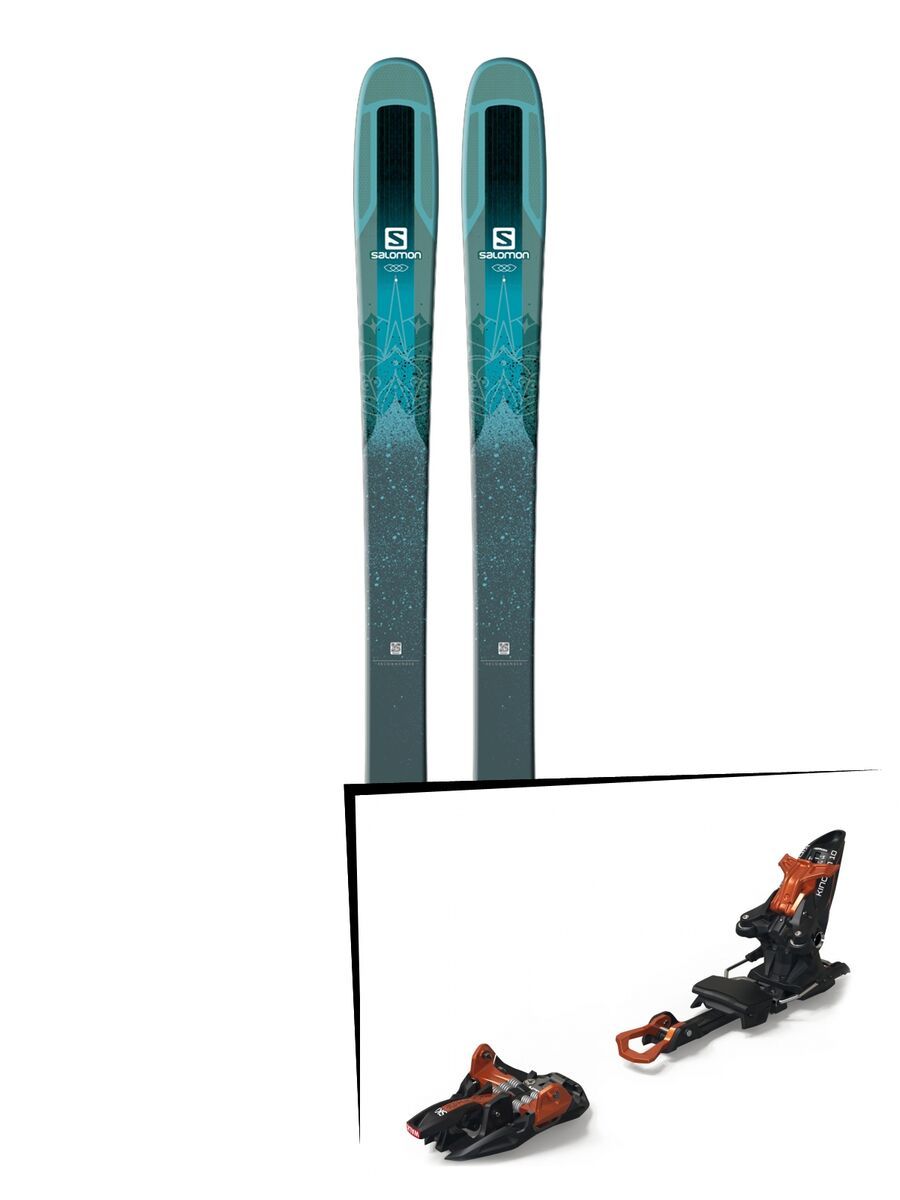 Set: Salomon QST Lumen 99 2018 + Marker Kingpin 10 black/copper - Bild 1