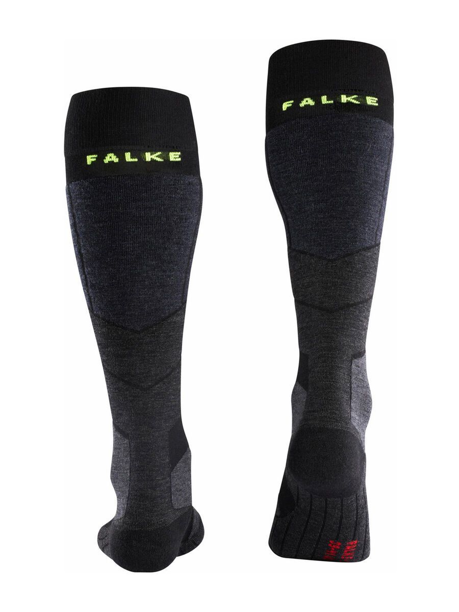 Falke ST4 Wool Herren Skiing Kniestrümpfe für Ski-Touring, black-mix - Bild 3