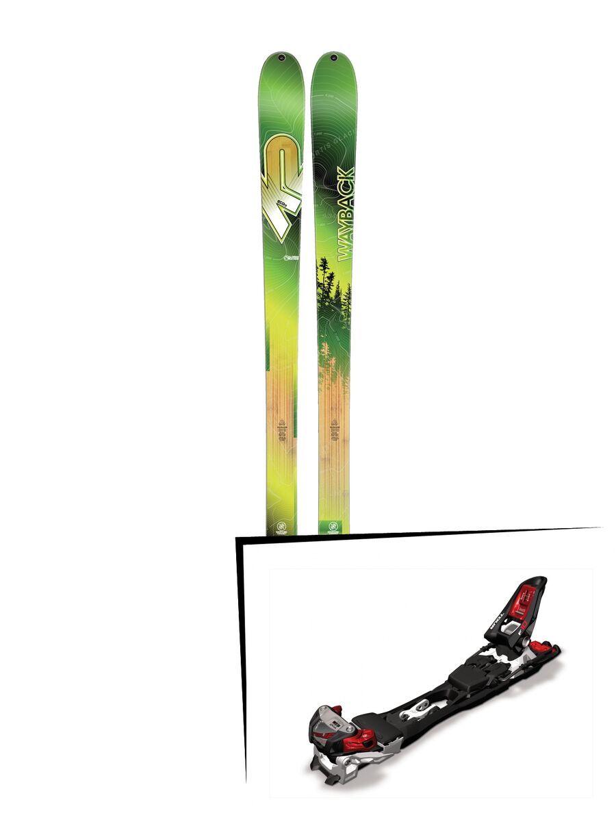 Set: K2 SKI Wayback 88 ECOre 2017 + Marker F10 Tour (499347S) - Bild 1