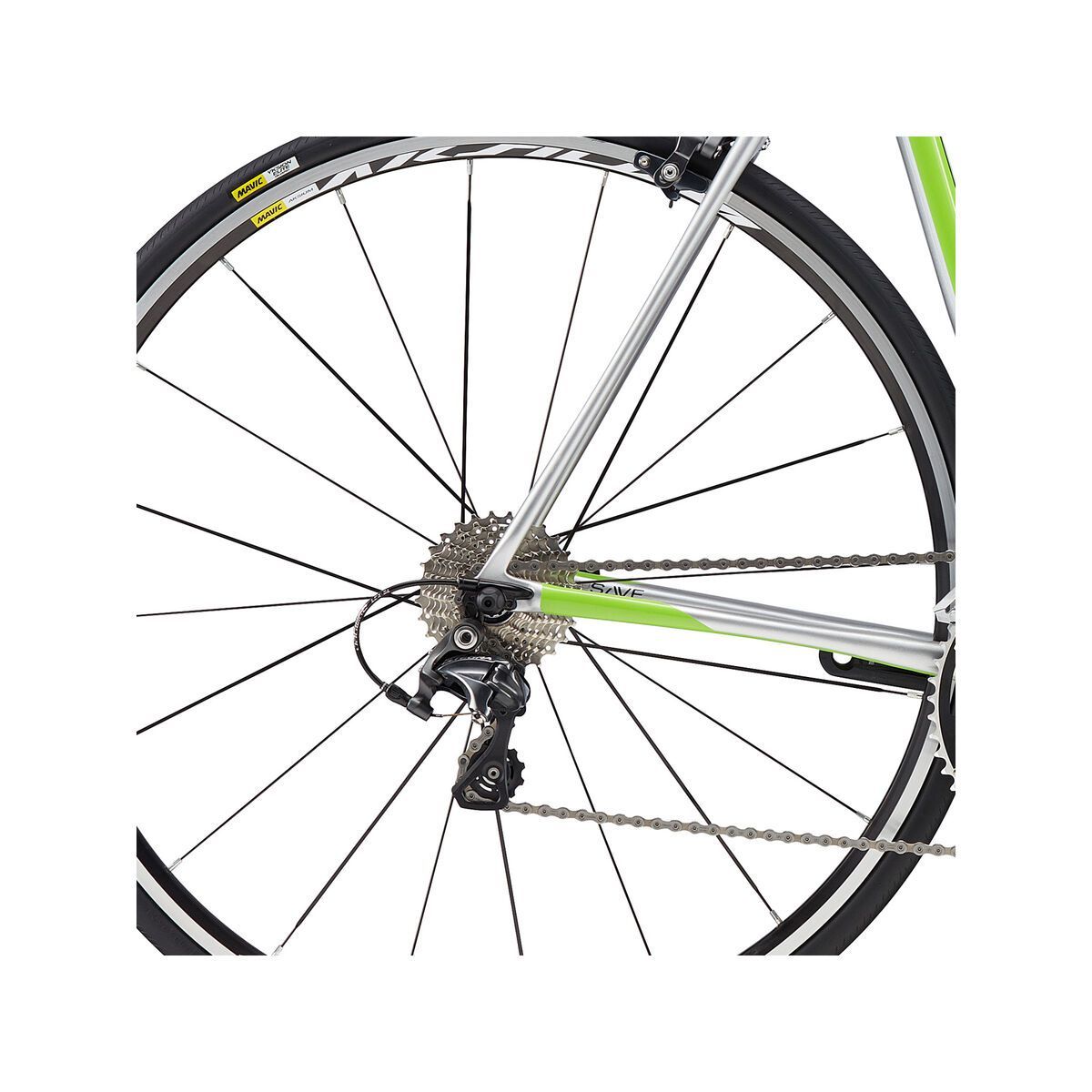 Cannondale SuperSix Evo Ultegra, fine silver w/ berzerker green and jet black, gloss - REP - Bild 4