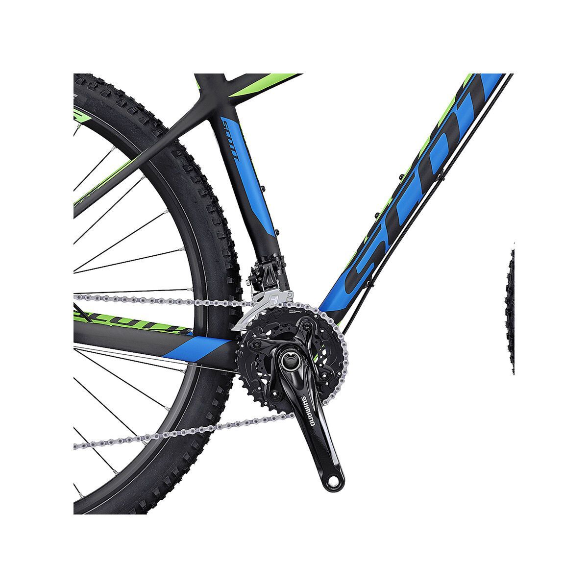 Scott Scale 735, black/blue/green - Bild 3