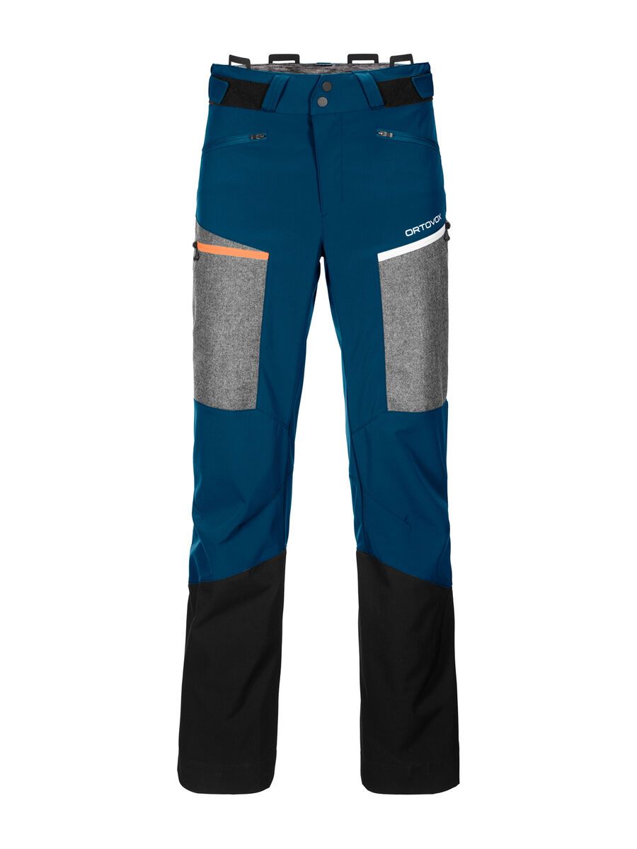 Ortovox Merino Naturtec Plus Pordoi Pants M, petrol blue - Bild 1