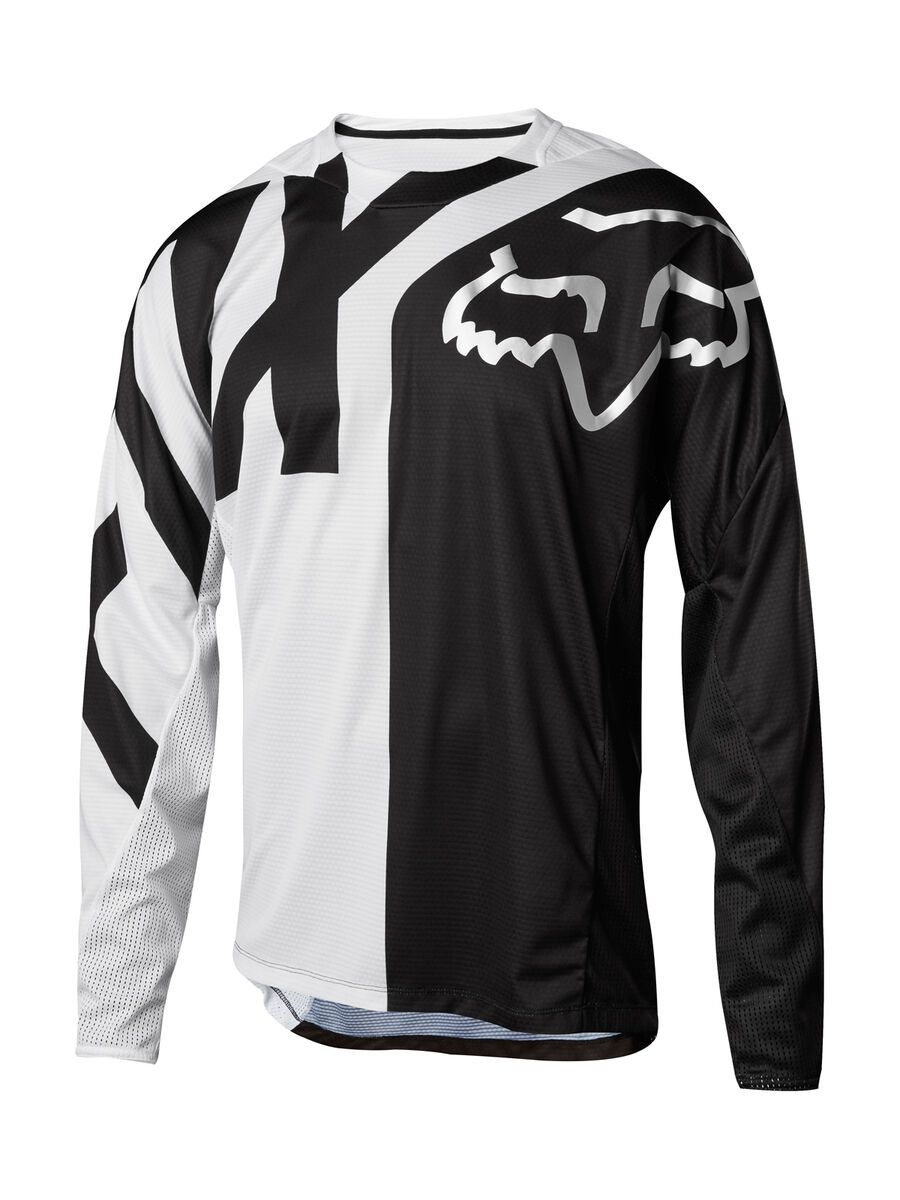 Fox Demo LS Preme Jersey, white/black - Bild 1