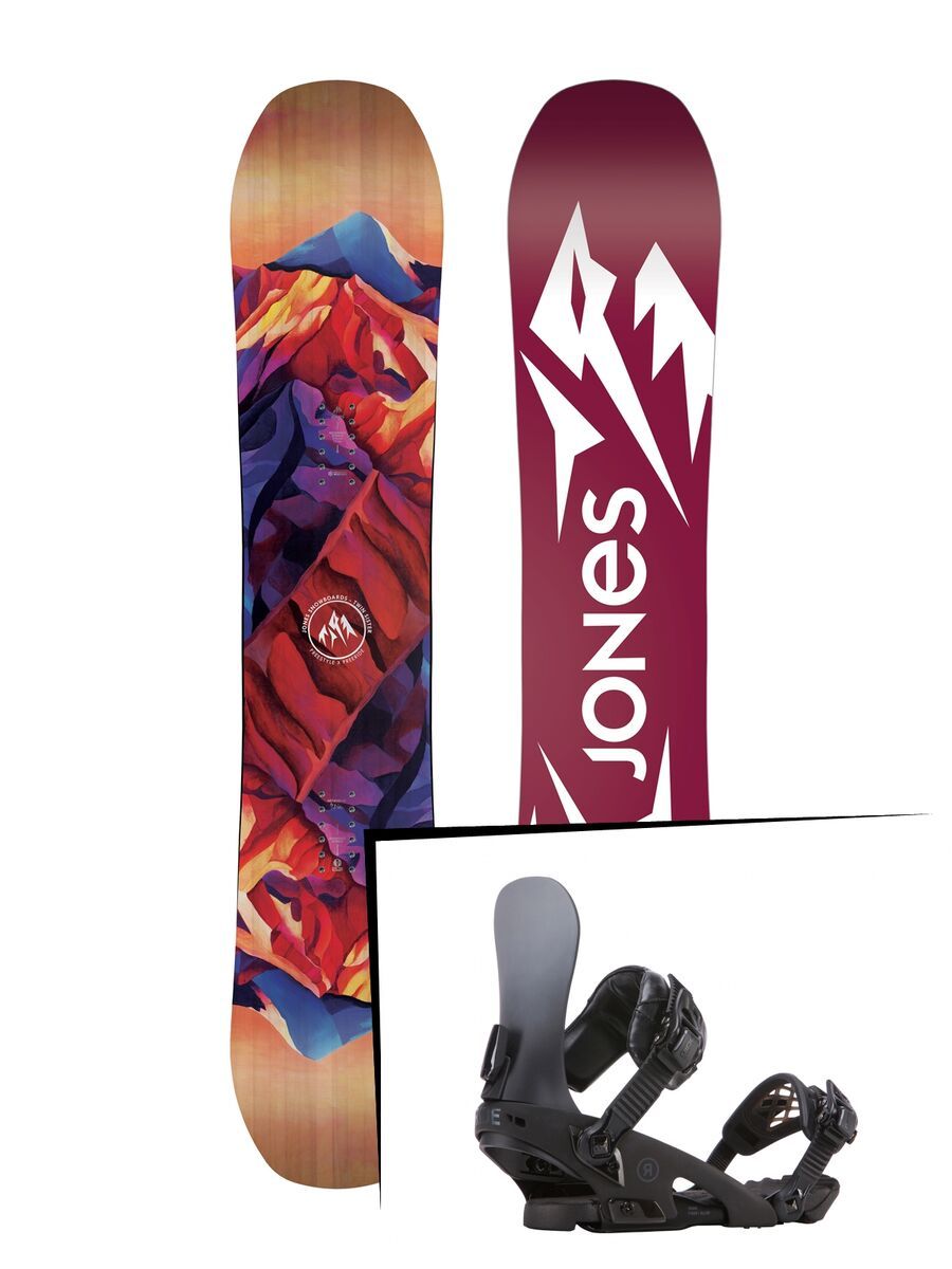Set: Jones Twin Sister 2019 + Ride Fame black - Bild 1