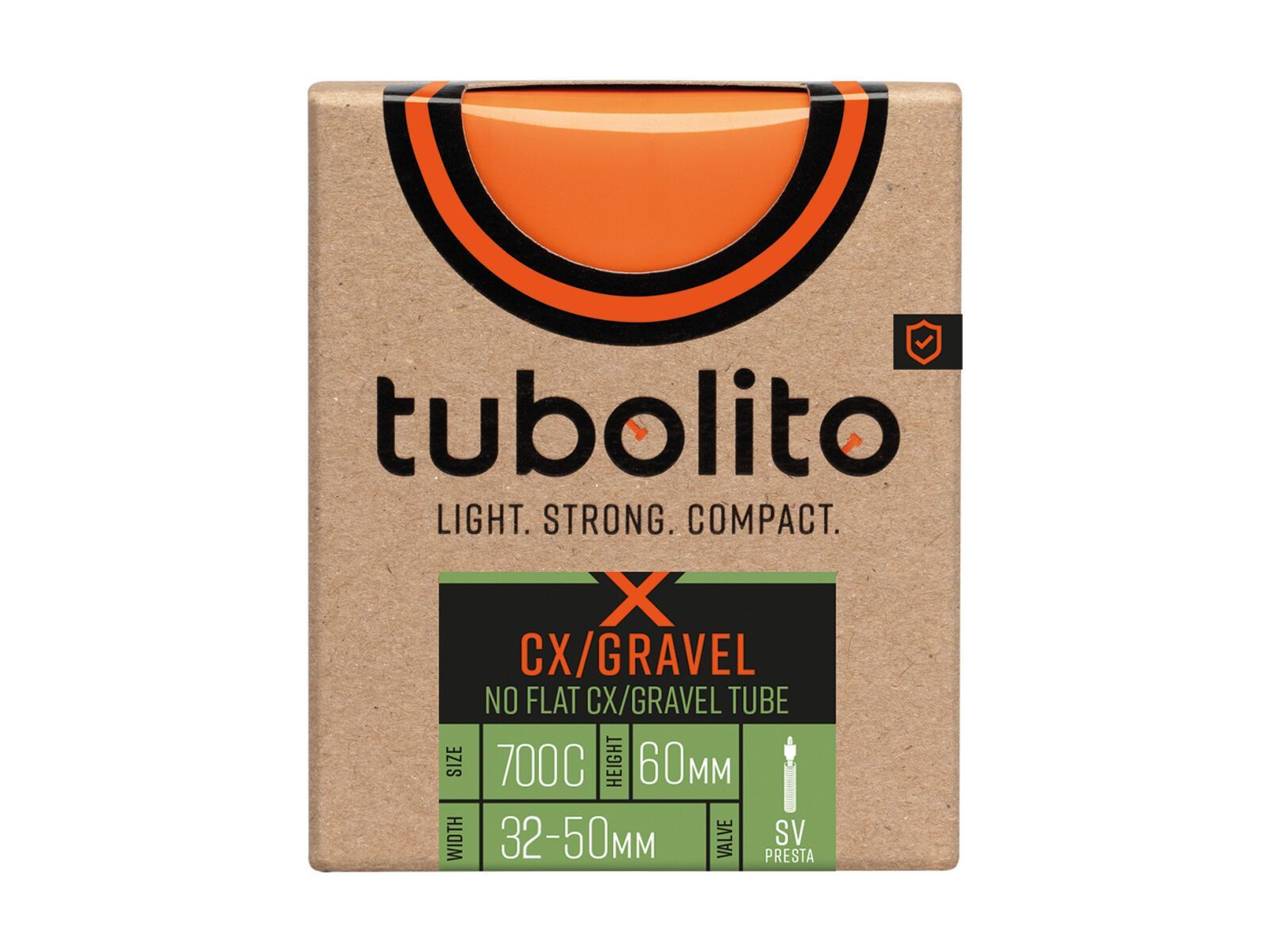 Tubolito X-Tubo CX/Gravel 60 mm - 700C x 32-50, orange - Bild 2