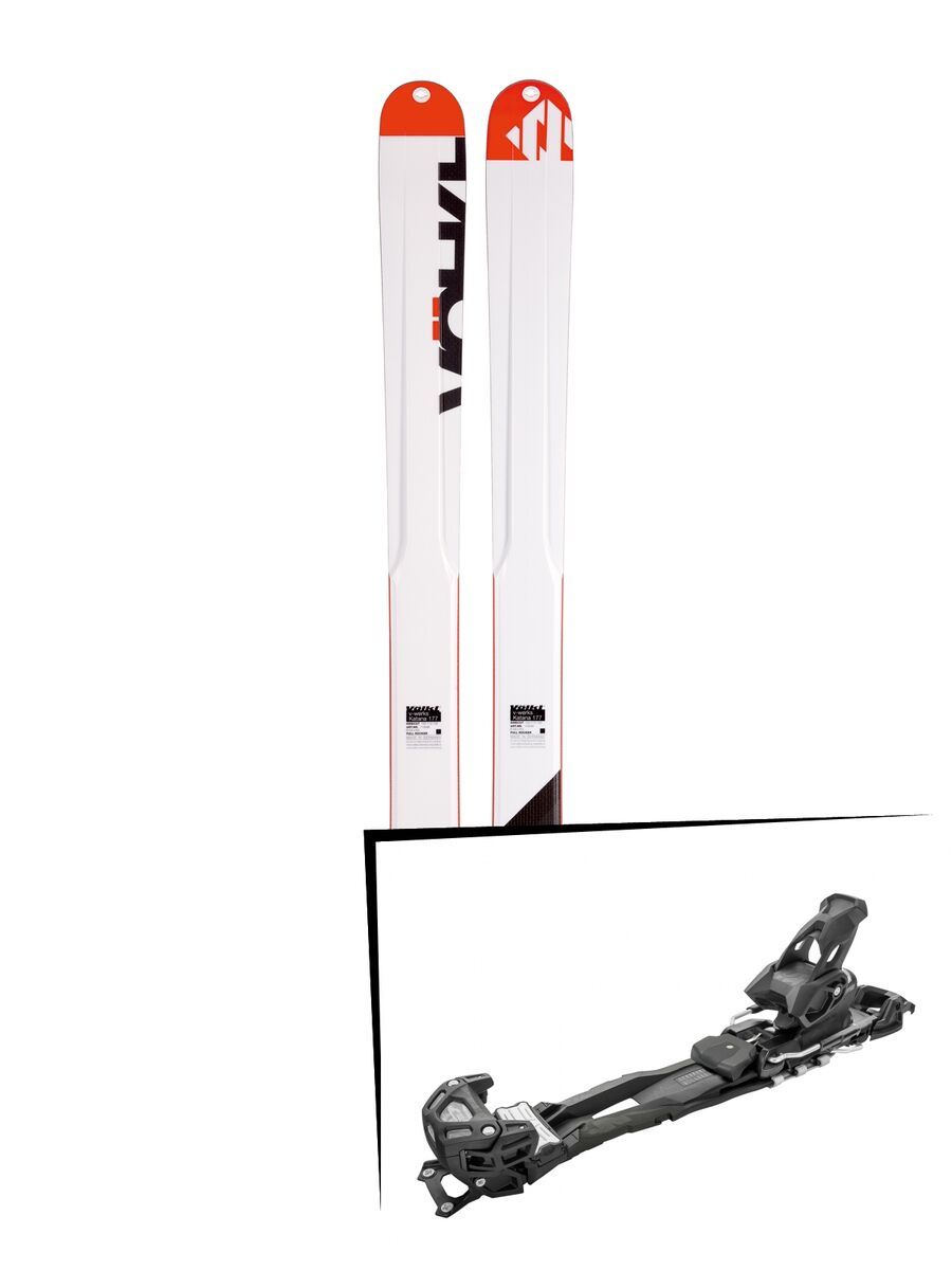 Set: Völkl V-Werks Katana 2017 + Tyrolia Adrenalin 13 ohne Bremse, solid black - Skiset - Bild 1