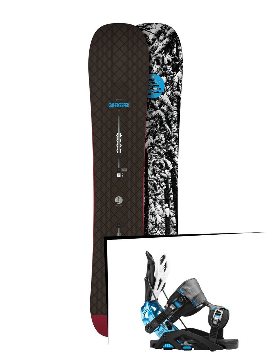 Set: Burton Gate Keeper 2017 + Flow Fuse-GT (1513133S) - Bild 1