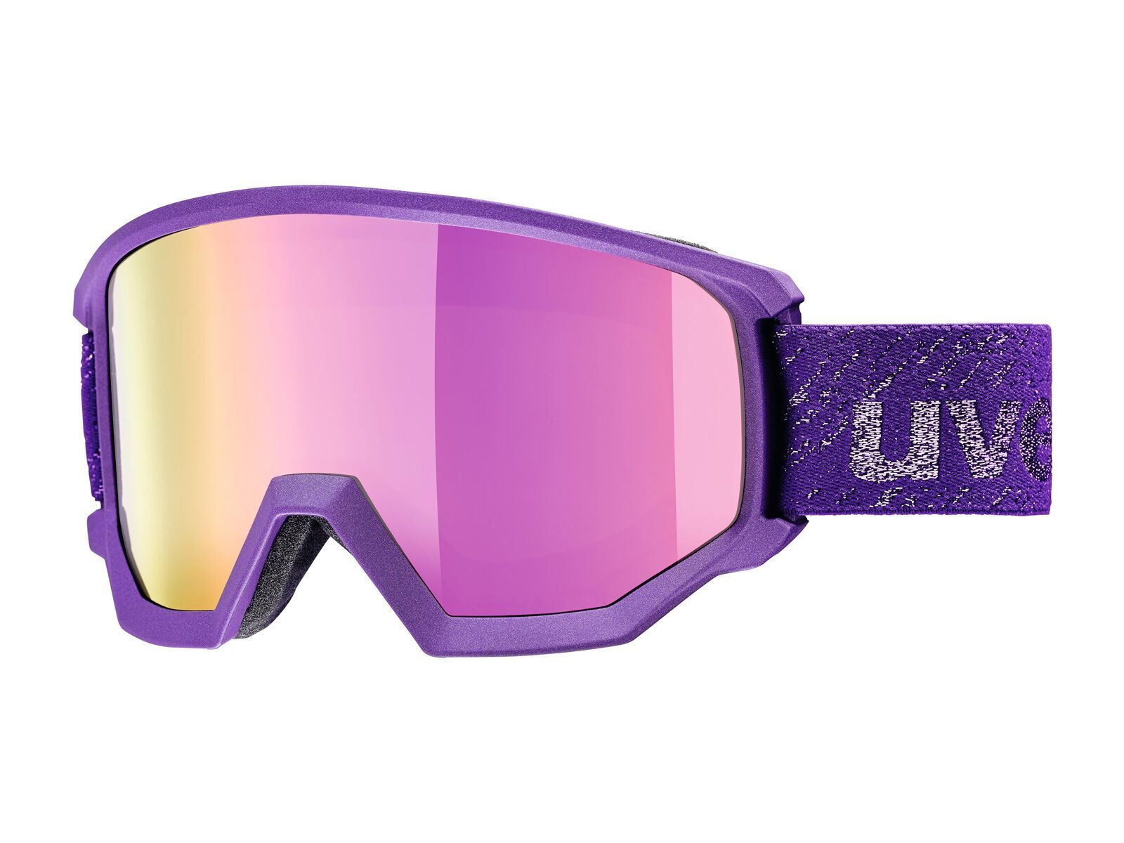 uvex athletic FM, dark-violet mat/Lens: mirror silver - Bild 1