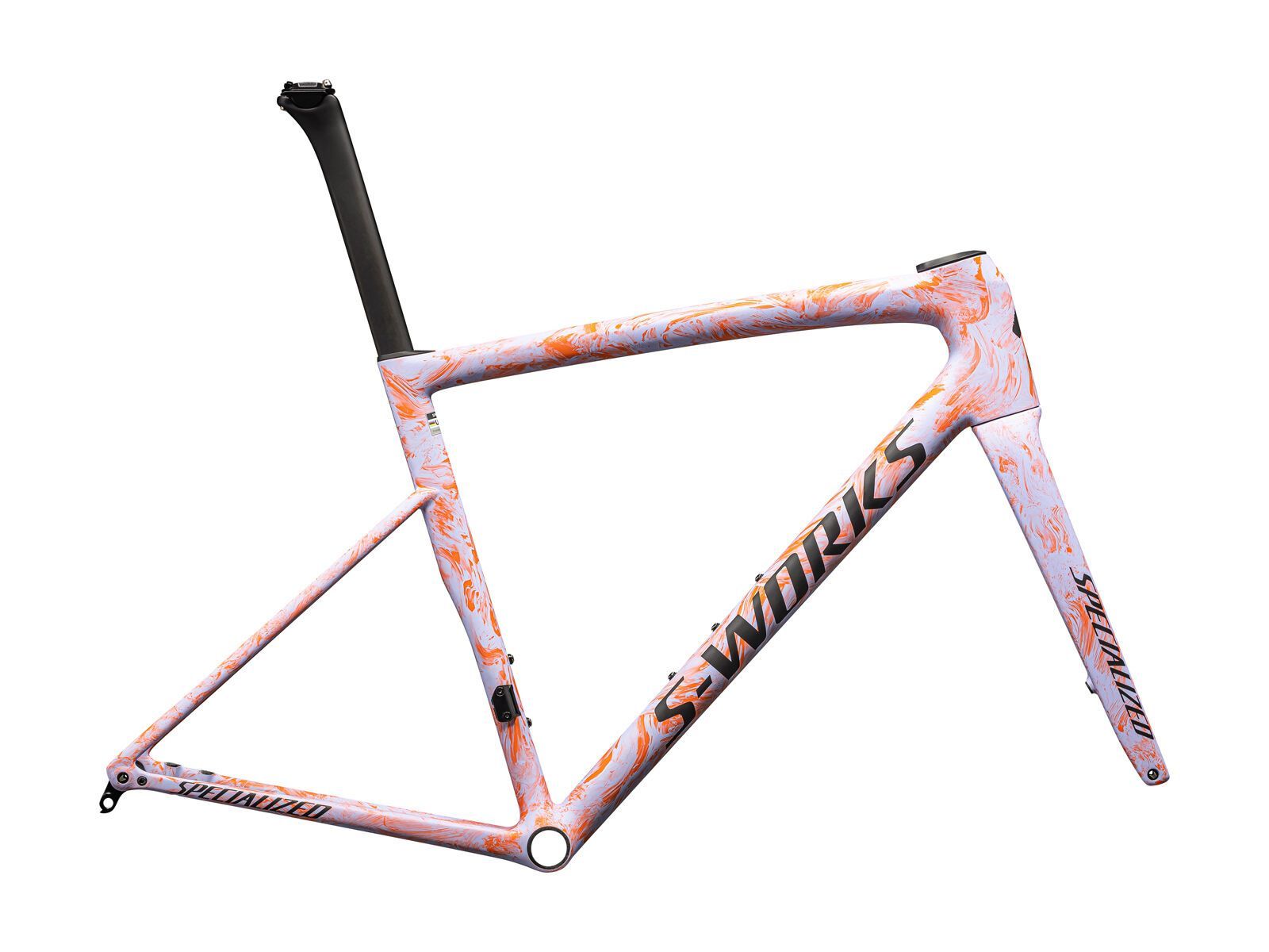 Specialized S-Works Tarmac SL8 Frameset, satin powder indigo/amber glow strata/obsidian - Bild 1
