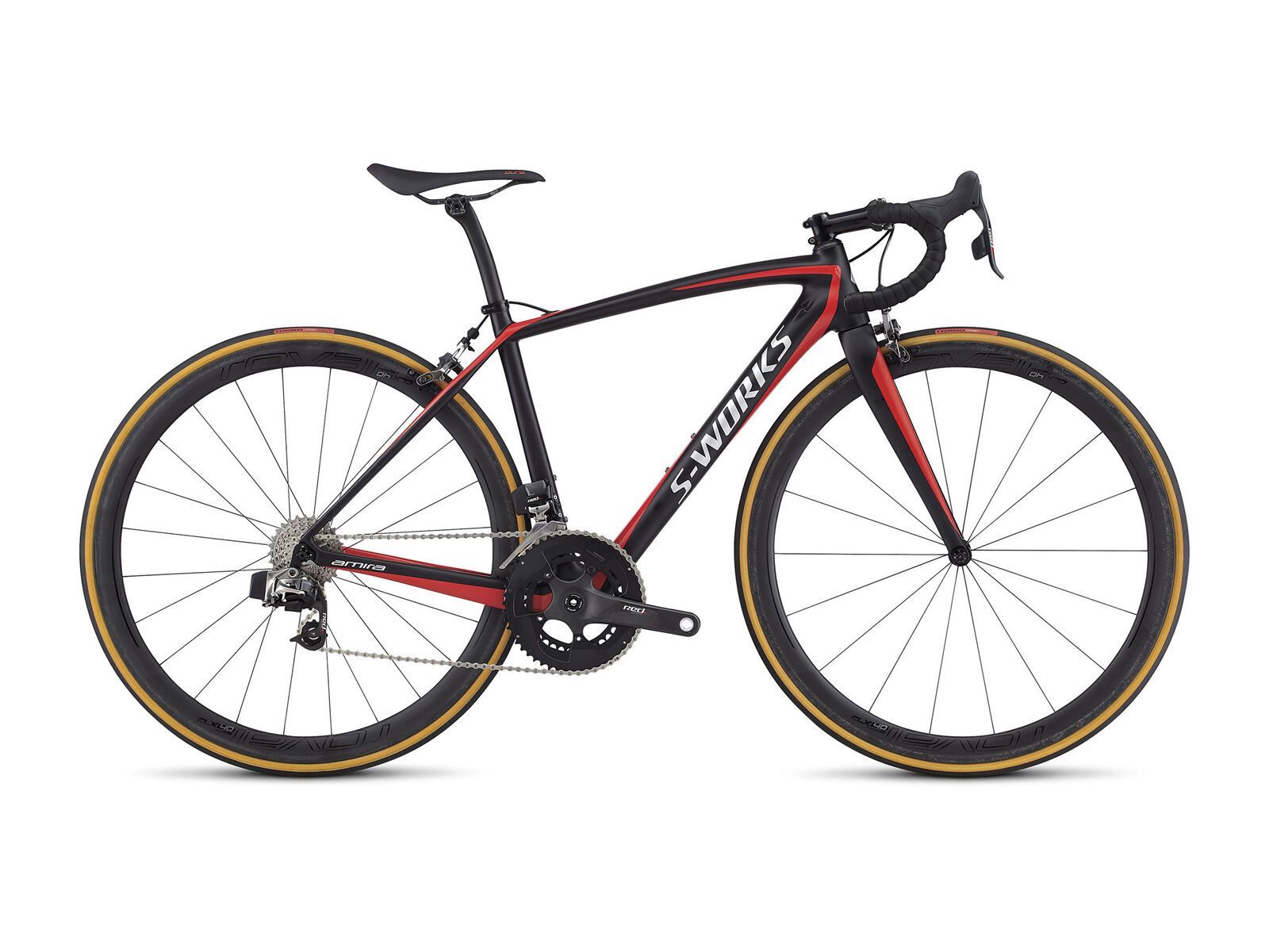 Specialized S-Works Amira SL4 eTap, tarmac black/nordic red/klsil - Bild 1