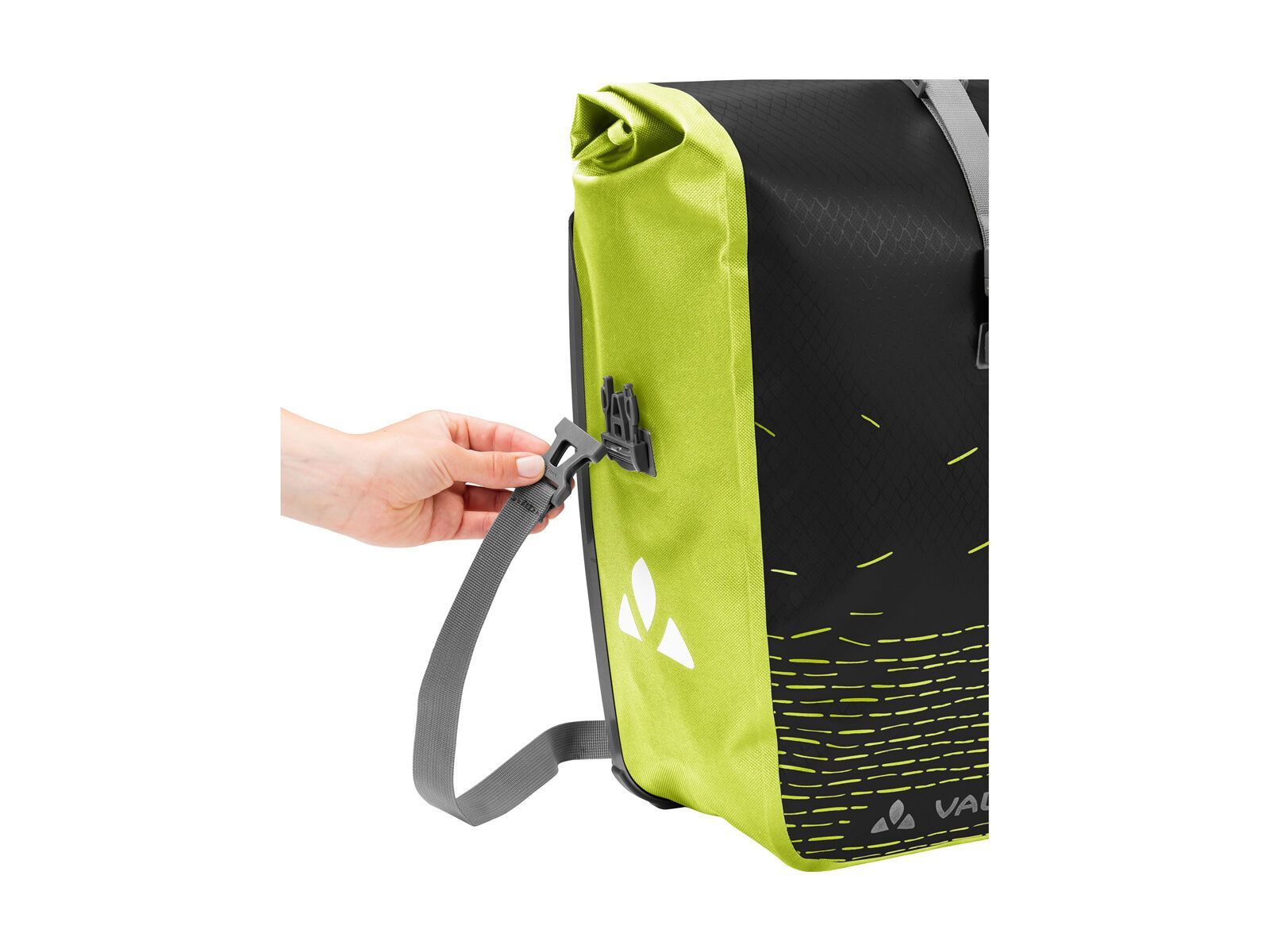 Vaude Aqua Back Print Single, black/bright green - Bild 5