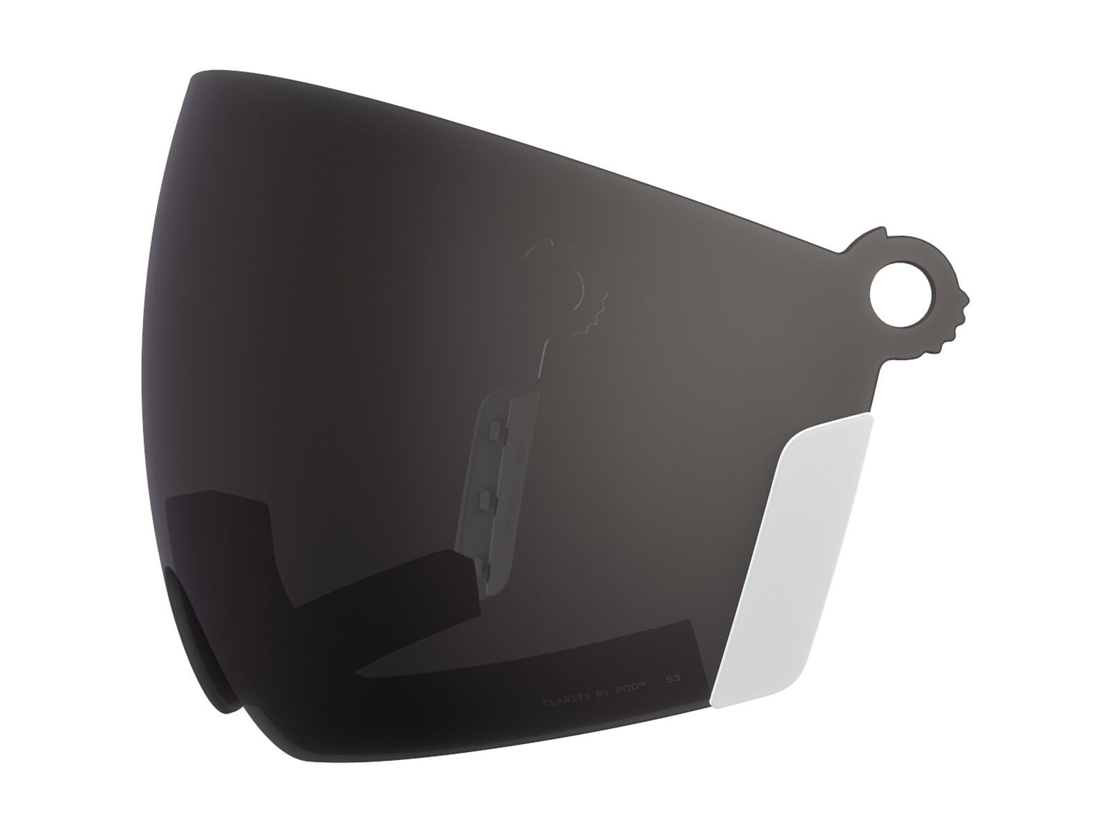 POC Obex Visor Spare Lens, Clarity Uni. No Mirror / hydrogen white - Bild 1
