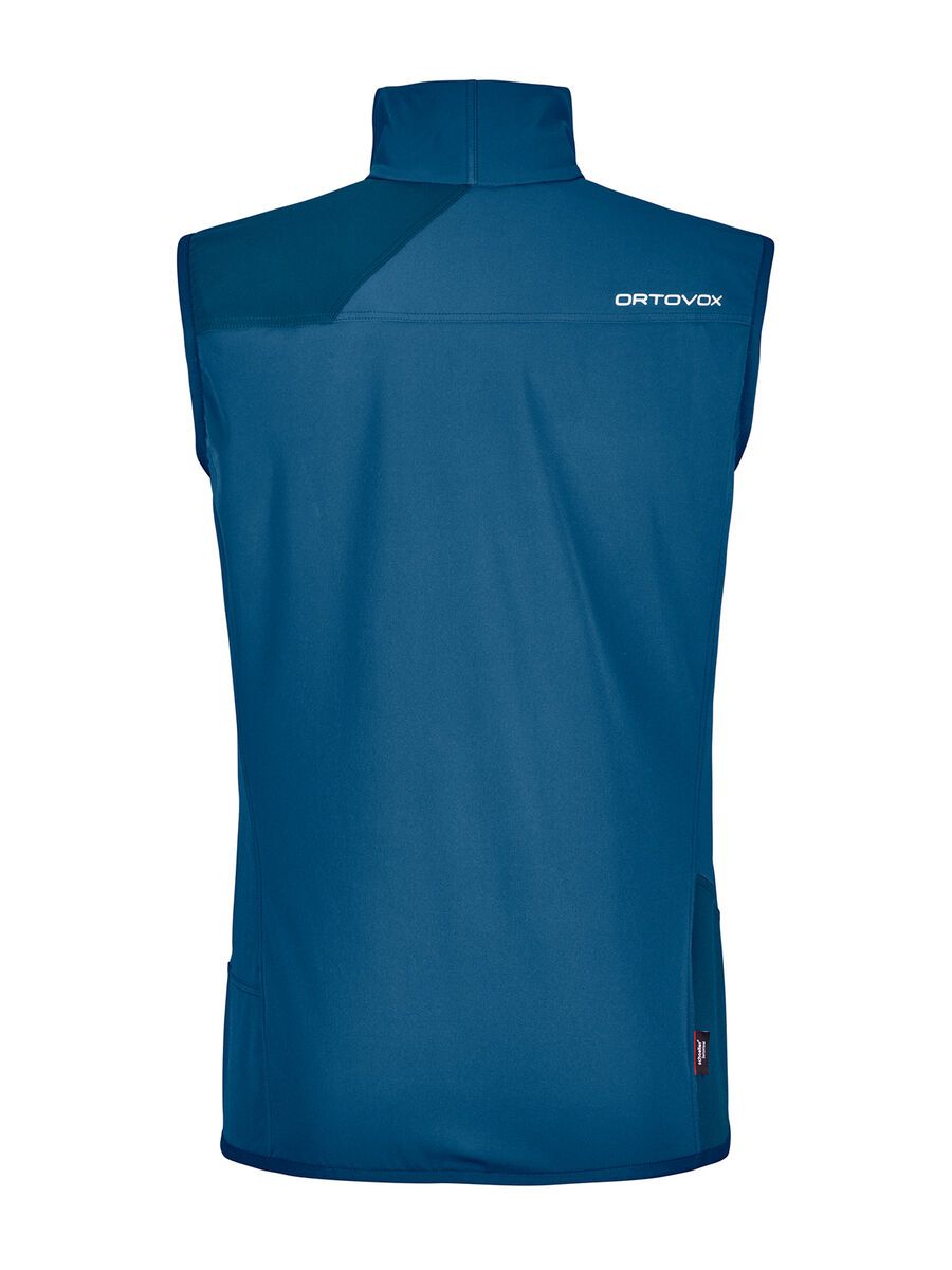 Ortovox Merino Naturtec Light Col Becchei Vest M, mountain blue - Bild 2