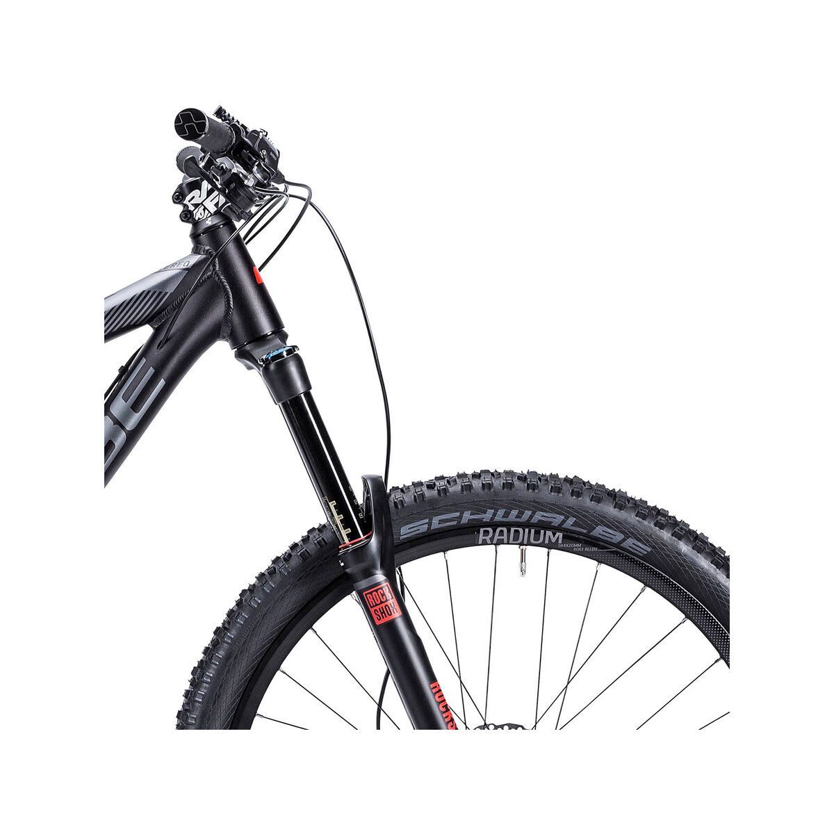 Cube Stereo 160 HPA Race 27.5, black anodized - Bild 5