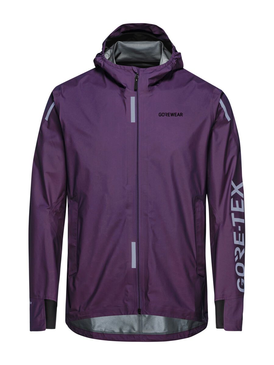GOREWEAR Concurve Gore-Tex Logo Jacke Herren, purple indigo/amethyst grey - Bild 1