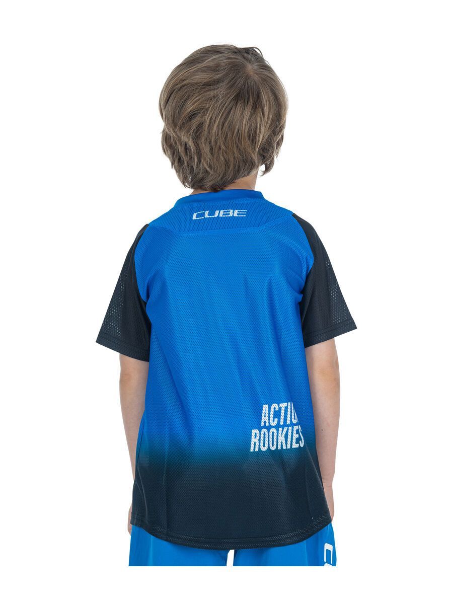 Cube Vertex Trikot Rookie kurzarm X Actionteam, black´n´blue - Bild 3