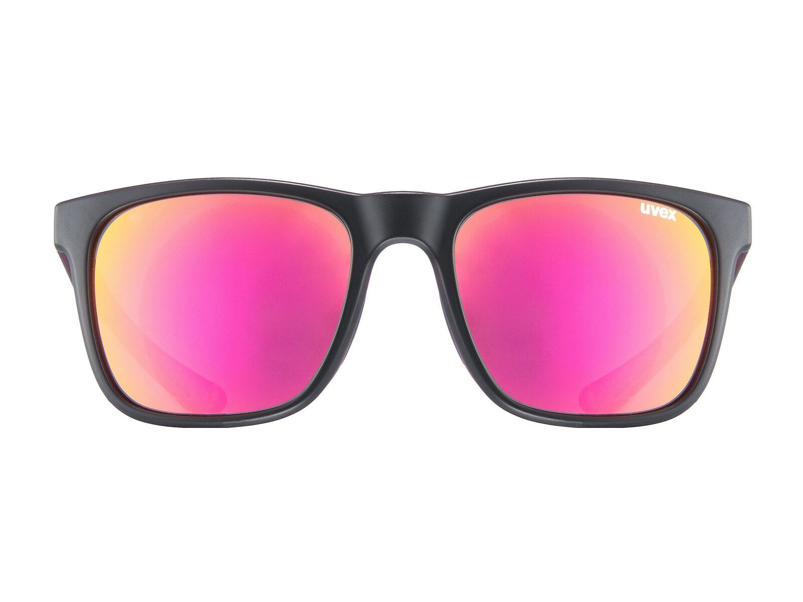 uvex lgl 42, black purple mat/Lens: mirror pink - Bild 3