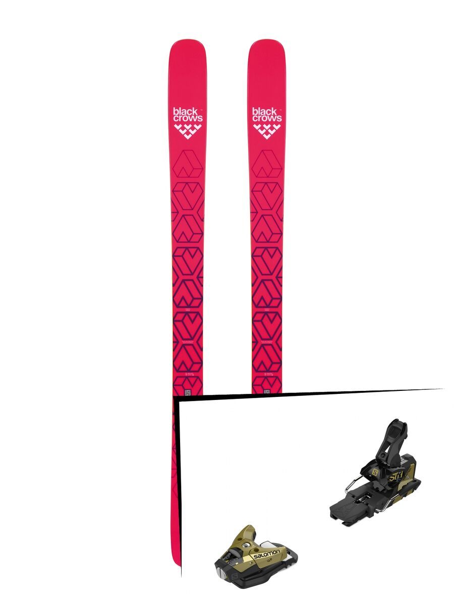 Set: Black Crows Camox Birdie 2019 + Salomon STH2 WTR 16 gold/black - Bild 1