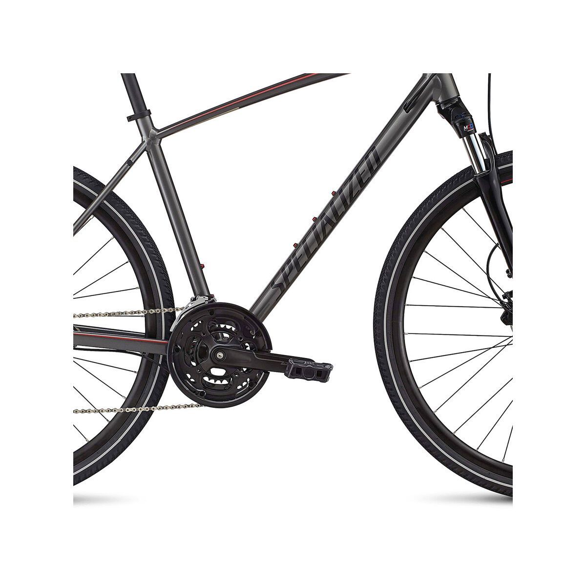 Specialized Crosstrail Disc, charcoal/candy red/titanium reflective - Bild 3