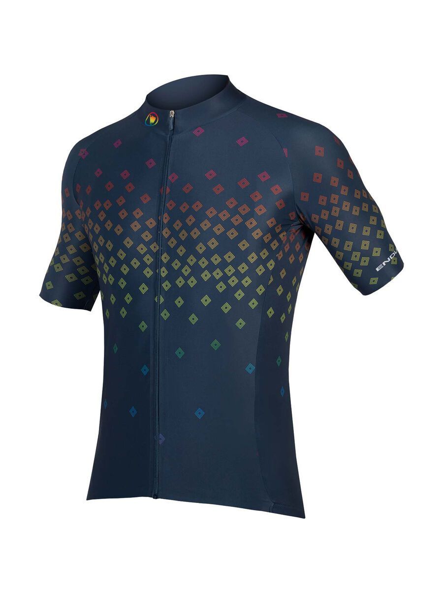 Endura PT S/S Jersey LTD Scatter, marineblau - Bild 1