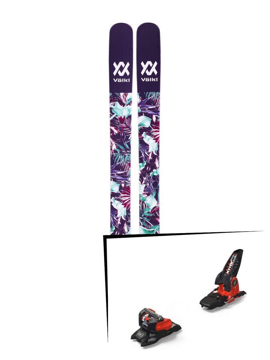 Set: Völkl Bash 116 W 2018 + Marker Jester 18 Pro ID black/flo-red - Bild 1