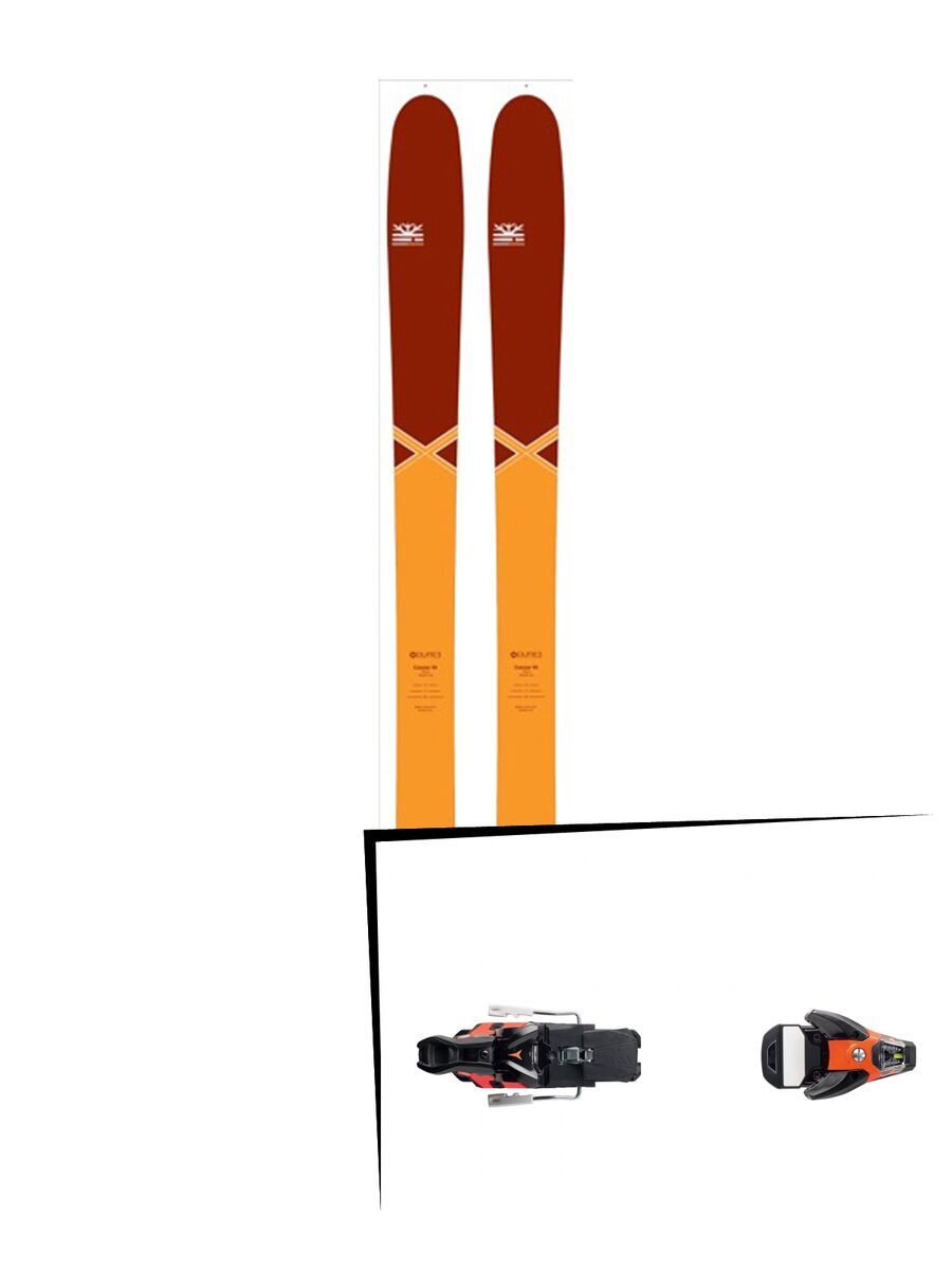 Set: DPS Skis Cassiar 95 Pure3 2016 + Salomon STH2 WTR 16 (1540106) - Bild 1