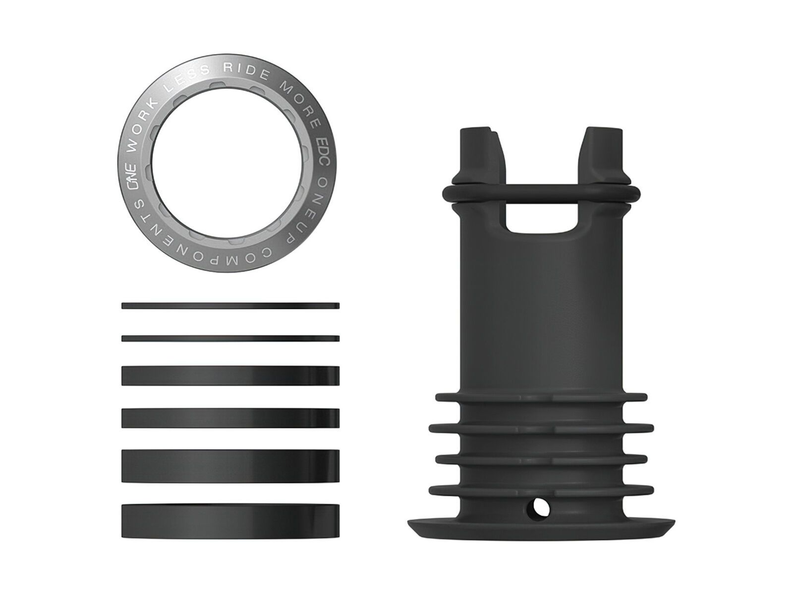 OneUp Components EDC Threaded Top Cap, silver - Bild 1