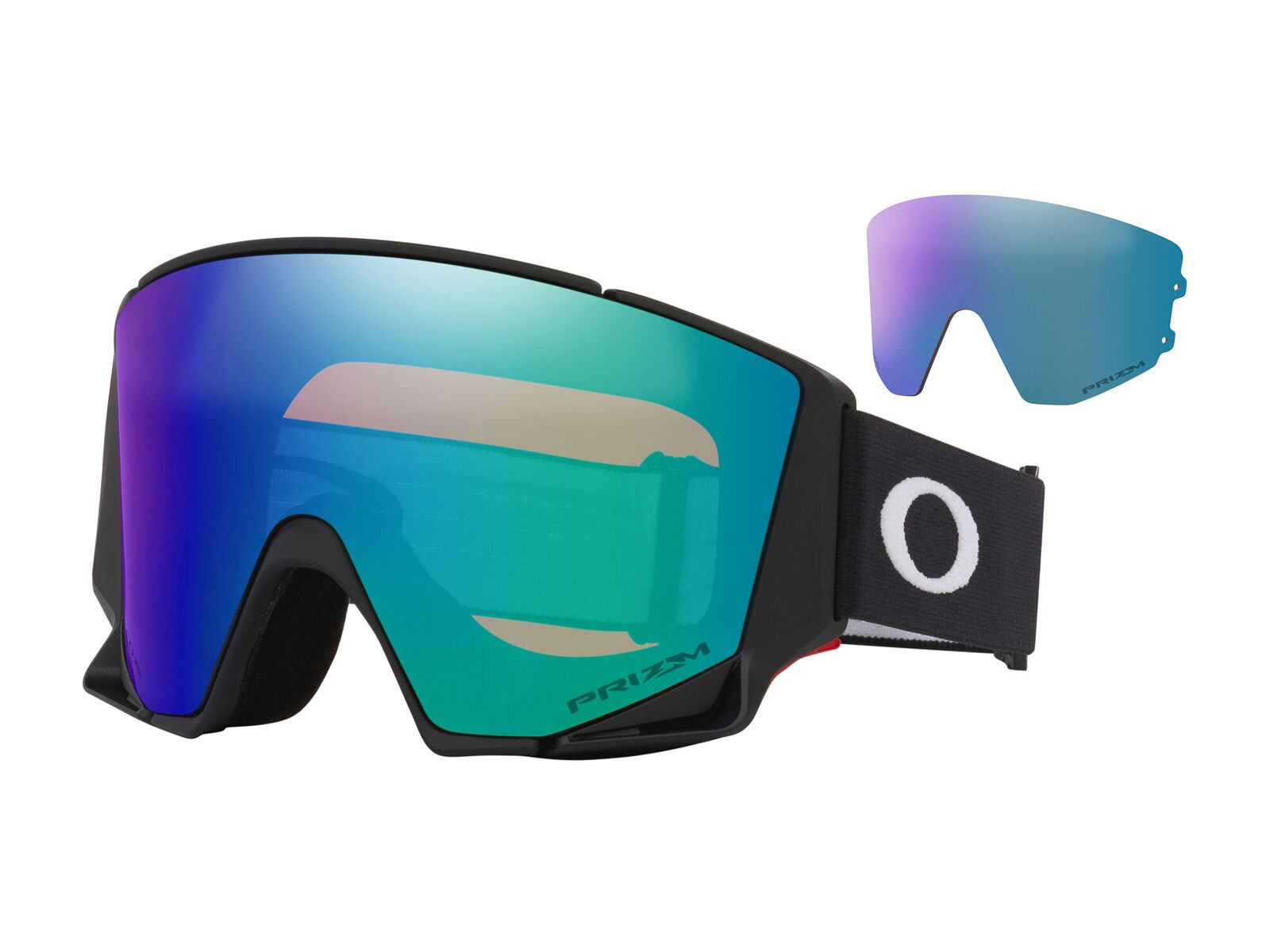 Oakley Flow Scape M, Prizm Snow Argon Iridium & Iced / matte black - Bild 1