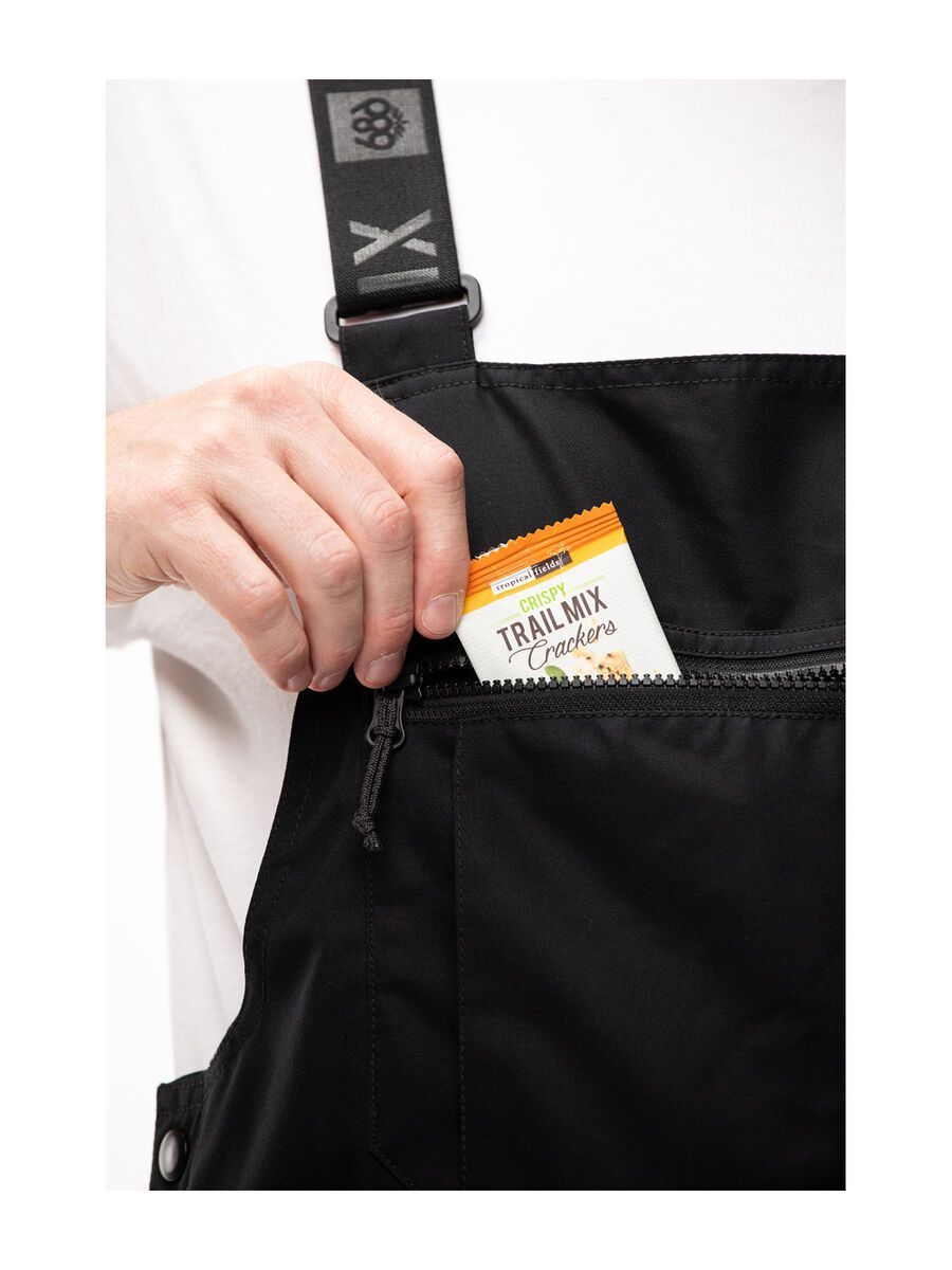 686 Men's Hot Lap Insulated Bib, black - Bild 6