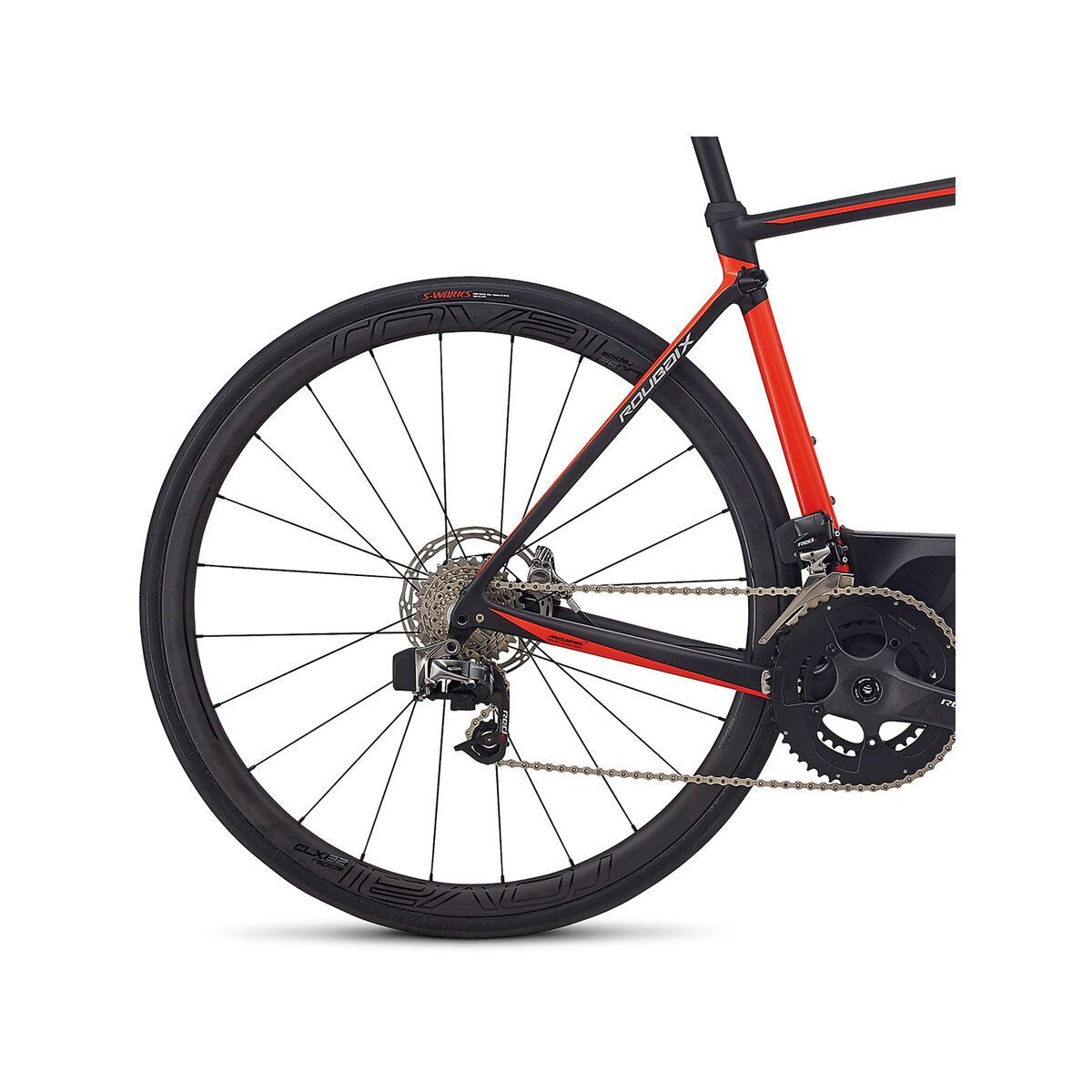 Specialized S-Works Roubaix eTap, carbon/rocket red/kool silver - Bild 4