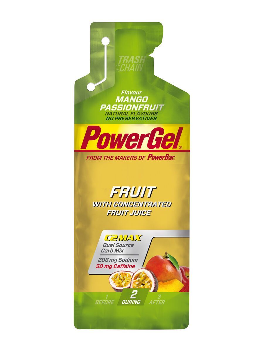 PowerBar PowerGel Fruit - Mango-Passionfruit (mit Koffein) - Bild 1