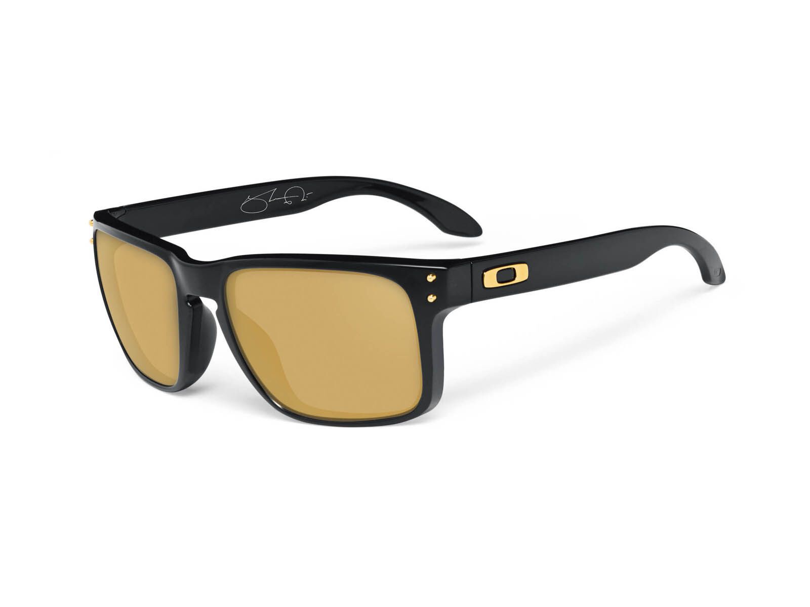 Oakley Holbrook Shaun White Gold Series Polished Black 24k Gold Iridium Biker Boarder De