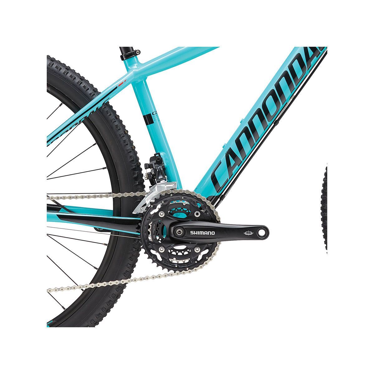 Cannondale F-SI Women's 2, turquoise w/ jet black, acid red, gloss - Bild 3