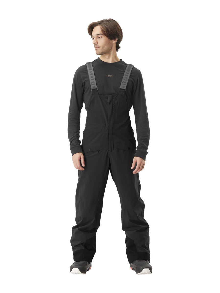 Picture Avening Bib Pants, black - Bild 4