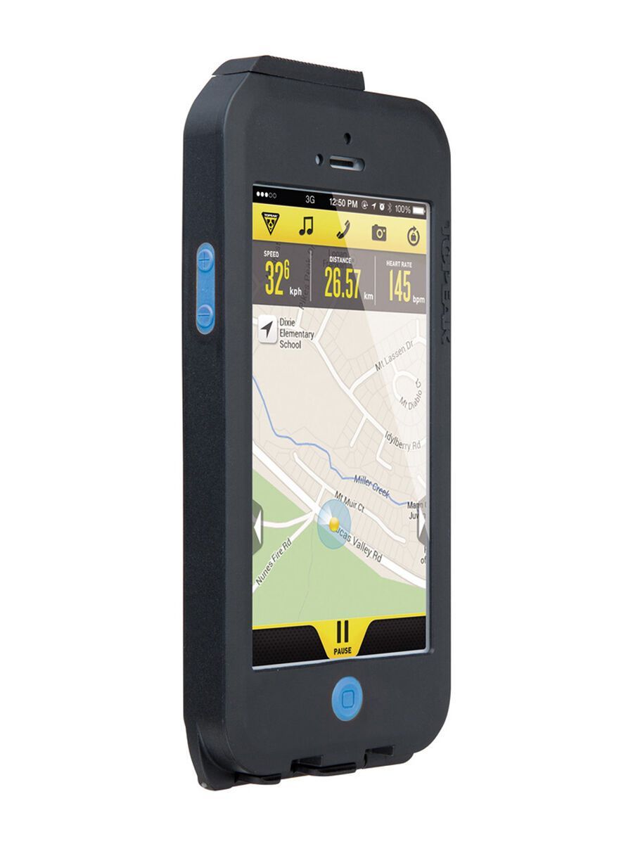 Topeak Weatherproof RideCase iPhone 5 ohne Halter, black/blue - Bild 1