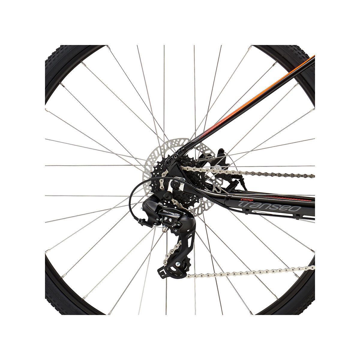 GT Transeo Comp Step Thru, gloss black w/ neon orange & gun - Bild 5