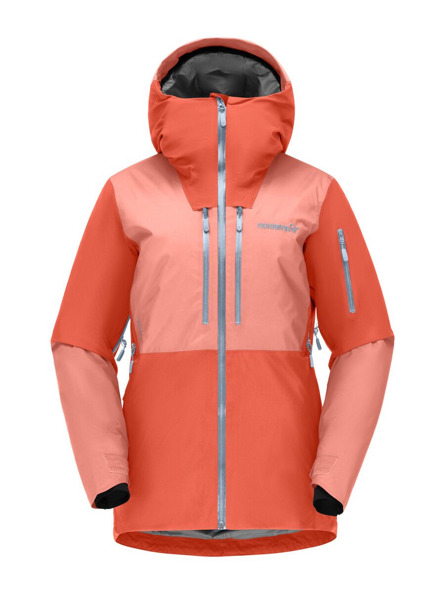 Norrona lofoten Gore-Tex Thermo100 Jacket W's orange alert/peach amber L 1004-21-5628-L
