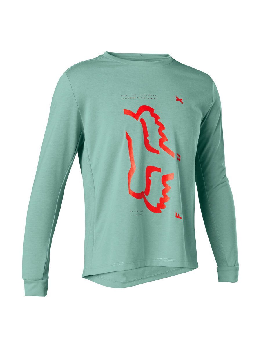 Fox Youth Ranger Drirelease LS Jersey, eucalyptus - Bild 1
