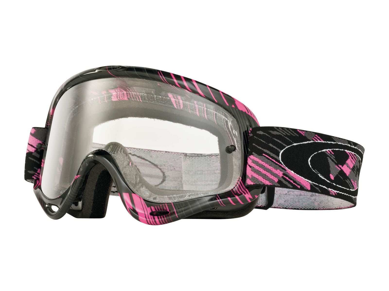 Oakley XS O Frame MX, digi-slash pink/clear - Bild 1