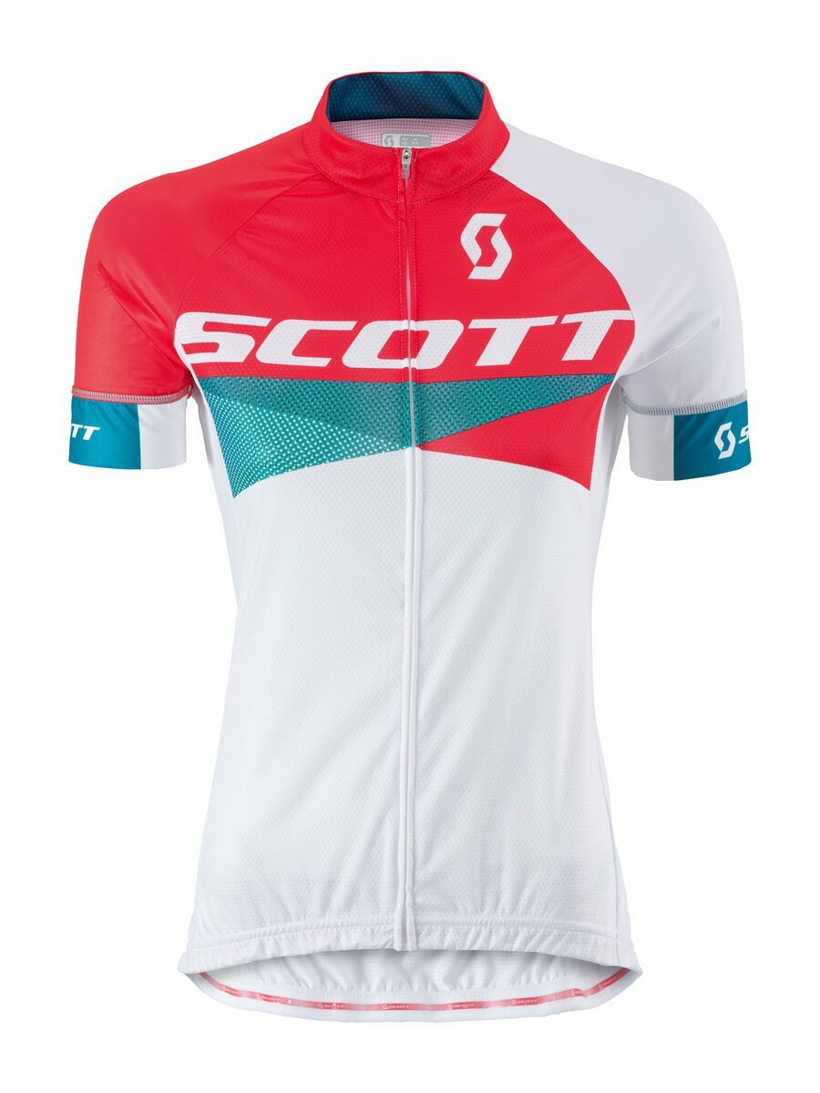Scott Womens RC Pro s/sl Shirt, hibiscus red/white - Bild 1