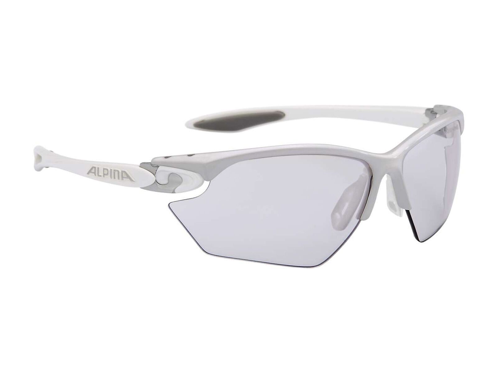 Alpina Twist Four S VLM+, silver white/Lens: varioflex+ mirror blue - Bild 1