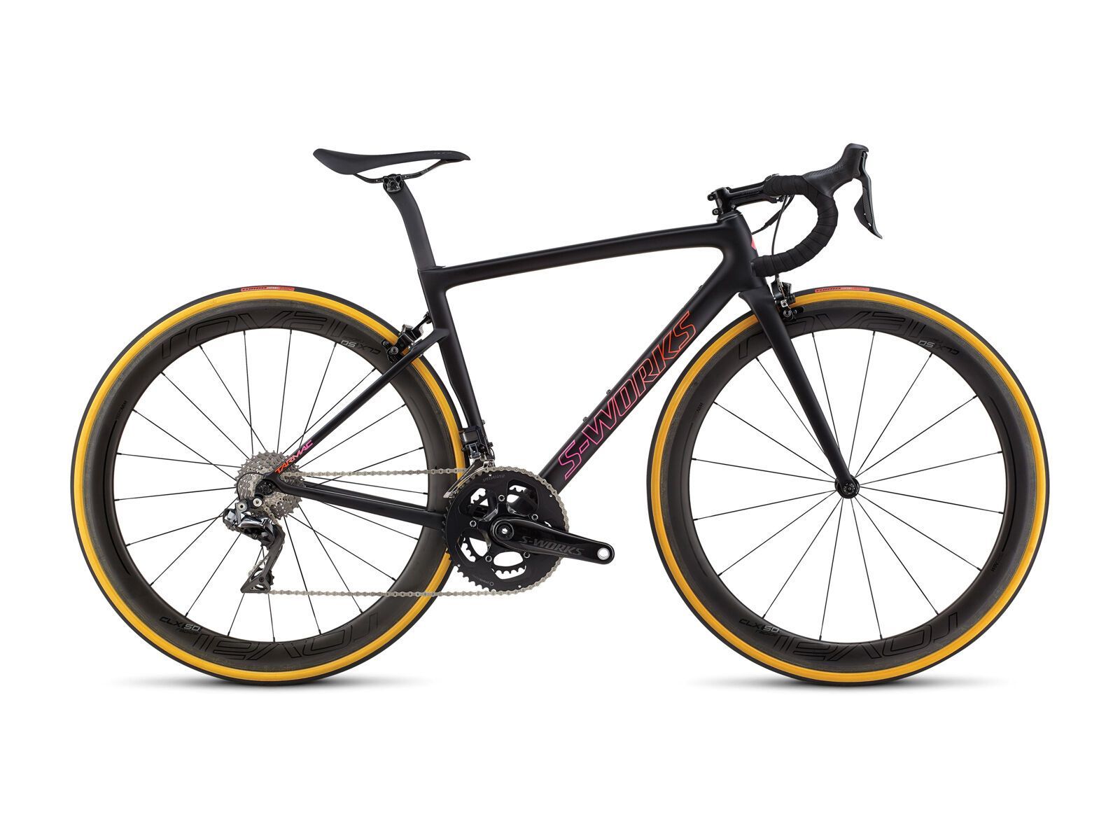 Specialized Women's S-Works Tarmac, satin gloss mono black/acid purple/rocket red fade - Bild 1