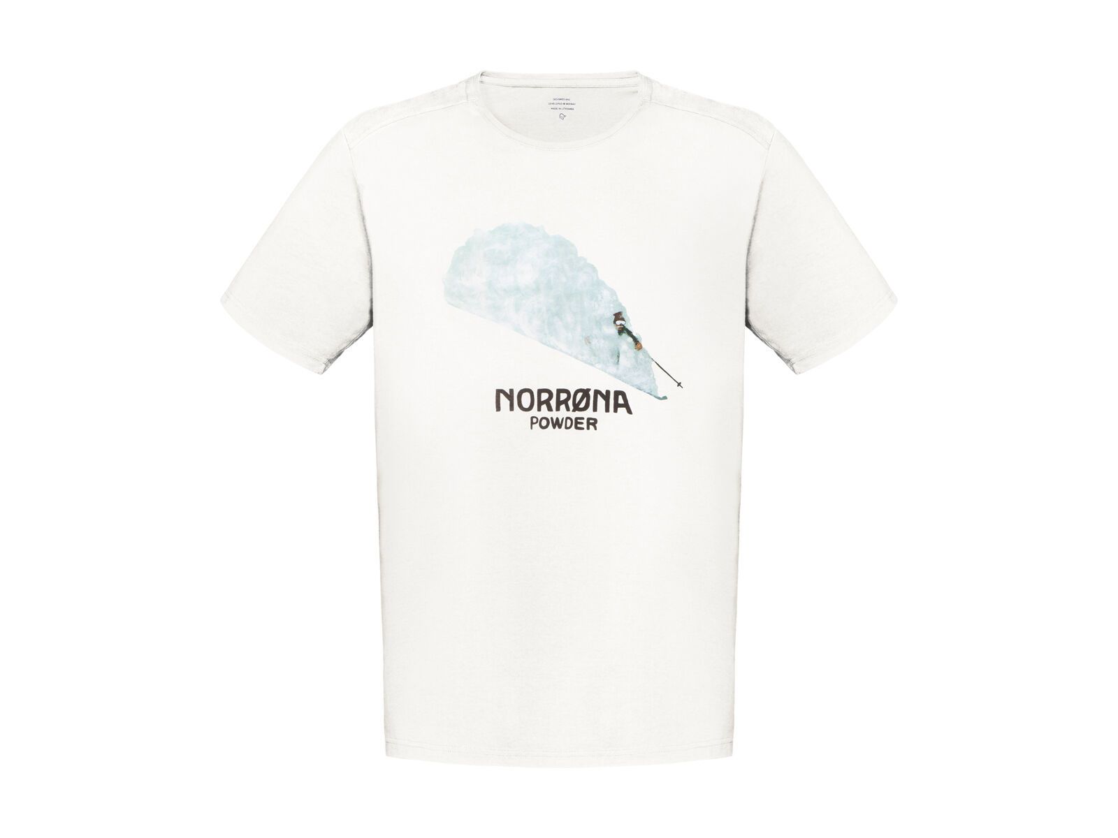 Norrona /29 Cotton Powder Skier T-Shirt M's, pure white - Bild 1