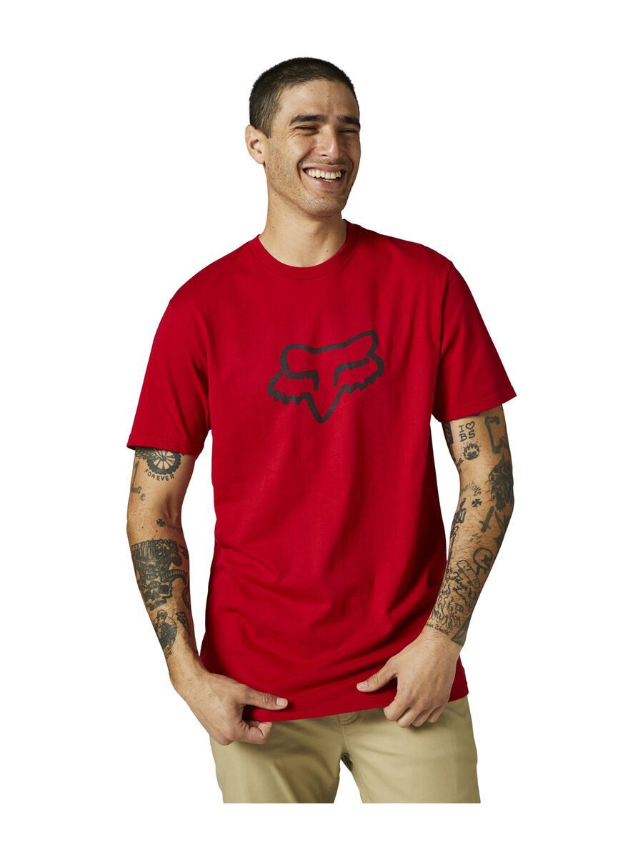 Fox Legacy Fox Head SS Tee, flame red - Bild 1