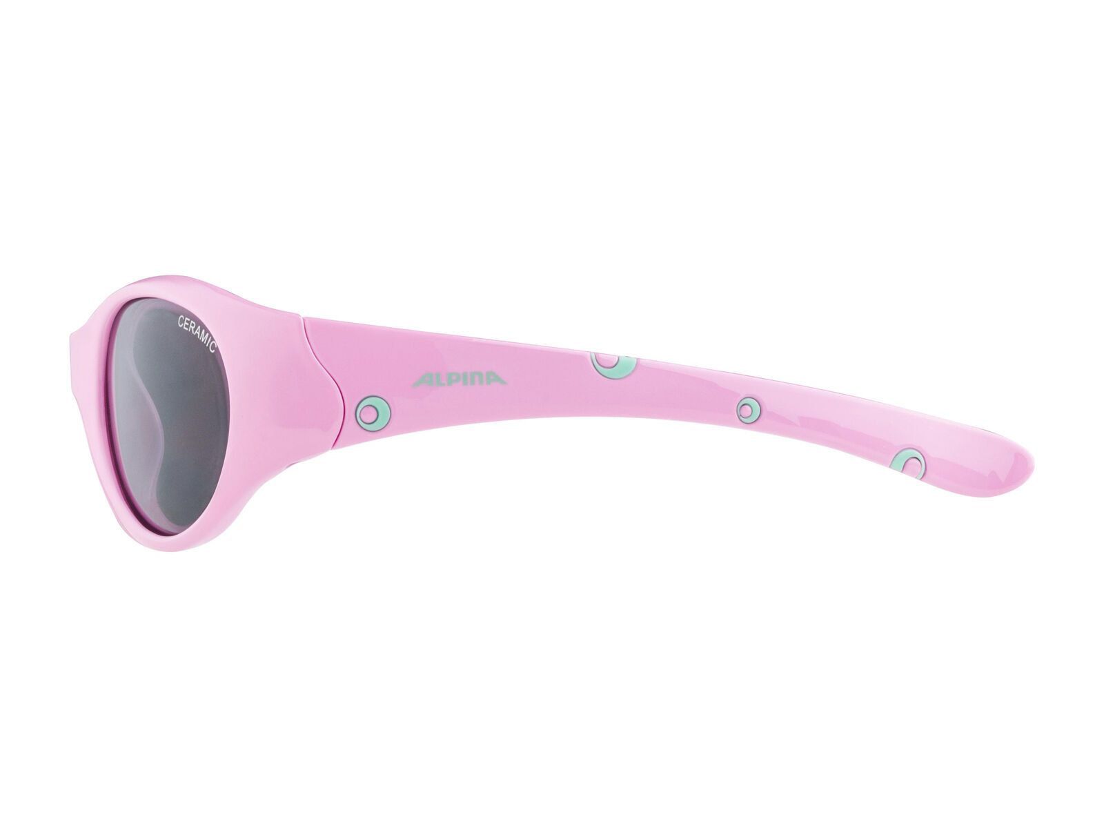 Alpina Flexxy Girl, Black / rose-mint gloss - Bild 3