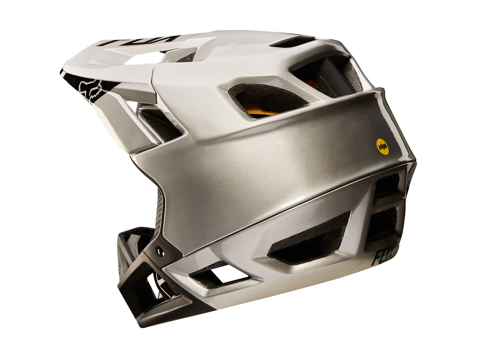 Fox Proframe Helmet Moth, black/silver - Bild 4