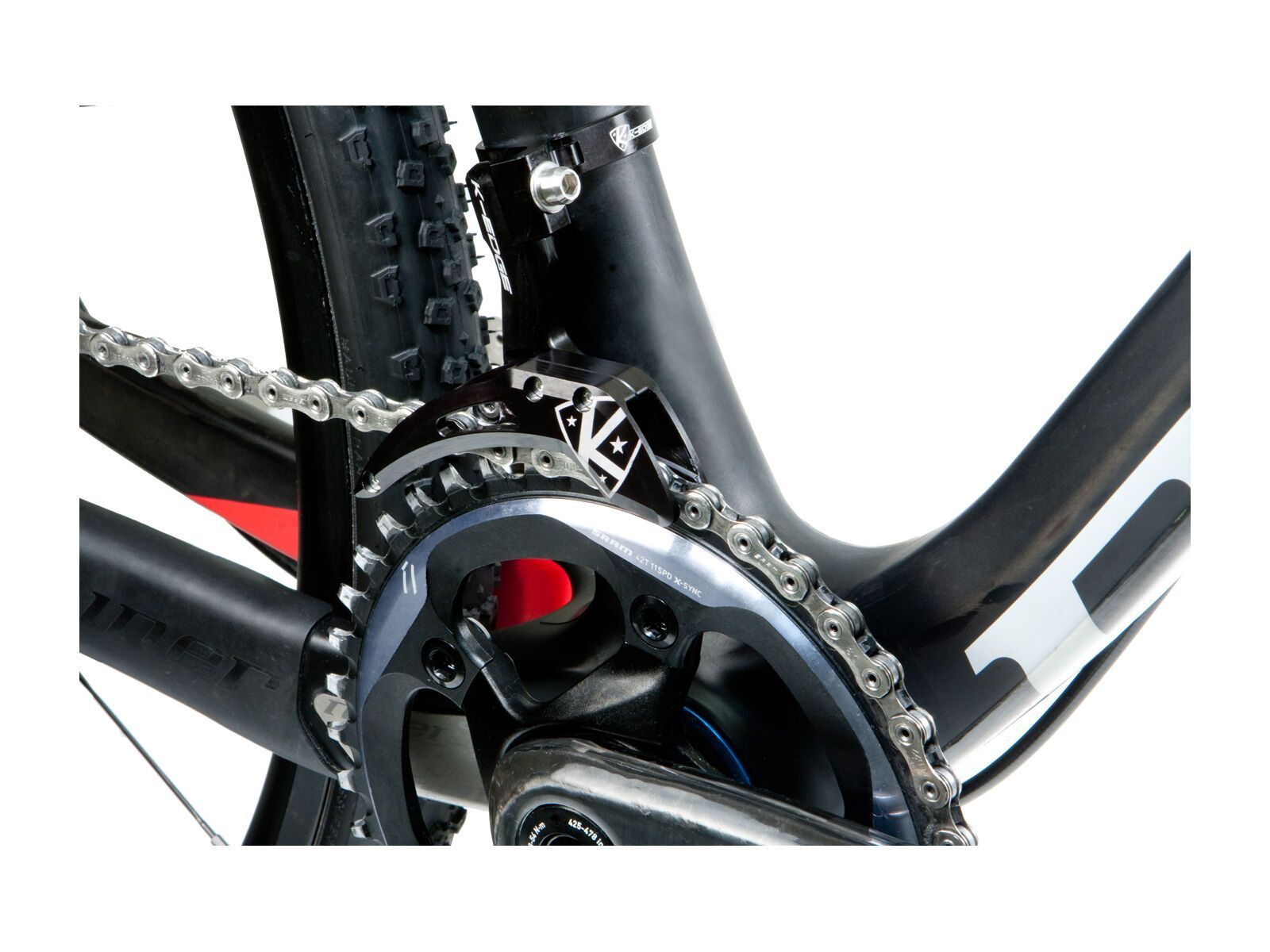 K-Edge CX Single Chain Guide, black/gunmetal - Bild 6