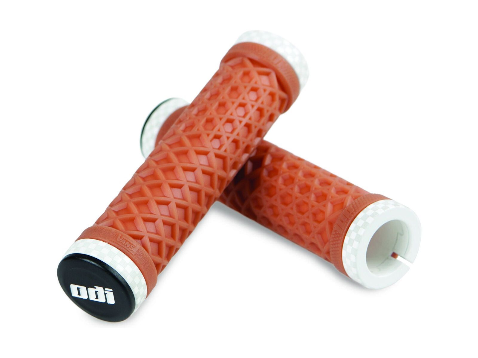 ODI Vans Lock-On Grips, gum rubber/white checkerboard - Bild 1